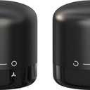 Wine Stoppers for Wine Bottles, Silicone Reusable Corks with Twist Lock and Unlock, Gift Idea for Christmas, Thanksgiving, Parties - Set of 2