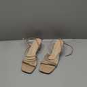 Shoe'N Tale Strapy Heels, Heeled Sandals (8, Nude)
