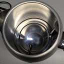 PUKOMC Electric Kettle, 1.7L Stainless Steel Tea Kettle with Temperature Gauge, 1500W Water Boiler with LED Light, BPA-Free, Auto Shut-Off and Boil-Dry Protection (Black)