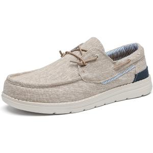 Bruno Marc Men's Slip-on Loafers Casual Boat Shoes (12, Khaki)