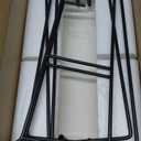 MALACASA 3 Tier Serving Trays for Party, Porcelain Serving Platters and Trays, 12 Inch Tiered Tray Stand, Fruit Tray, Trays for Serving Food, White Dessert Stand with Collapsible Sturdier Metal Rack