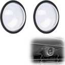 TERPINK Dual Lens Guard Compatible with Tesla 2025 Model Y Juniper / 2025 Cybertruck / 2025 Model S / 2025 Model 3 Front Bumper Camera, Protective Cover Kits Protection Cover