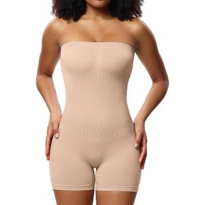 Narecte Women's Shapewear Bodysuit Tummy Control Butt Lifting Body Shaper Strapless Shapewear Corset Seamless Shapewear (3X-Large, #00 Nude) Narecte Women's Shapewear Bodysuit Tummy Control Butt Lifting Body Shaper Strapless Shapewear Corset Seamless Shapewear (3X-Large, #00 Nude)