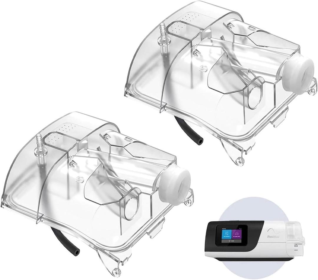 2 Pack Replacement Tubing Adapter for ResMed AirSense 11 and AirCurve 11 Series Machines, Compatible with Cleaning and Sanitizer Machines, Universal Tubing Adapter Only(lid only)
