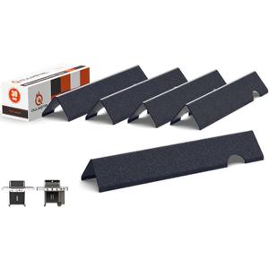 QuliMetal GS4 Genesis II Flavorizer Bars for Weber Genesis II/LX 300, Genesis II E310, II E315, II E335 (2017 & Newer) Grills, 17-Inch Porcelain Enameled Steel 66795 Flavorizer Bars for Weber 66032