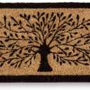 Abbott Collection Coir Tree of Life Balcony Mat w/Border