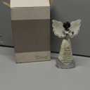 Pavilion Gift Company - The Best Things in Life - 8" Ebony African American Angel Figurine Religious God Jesus Christ Gift Home Decor Present
