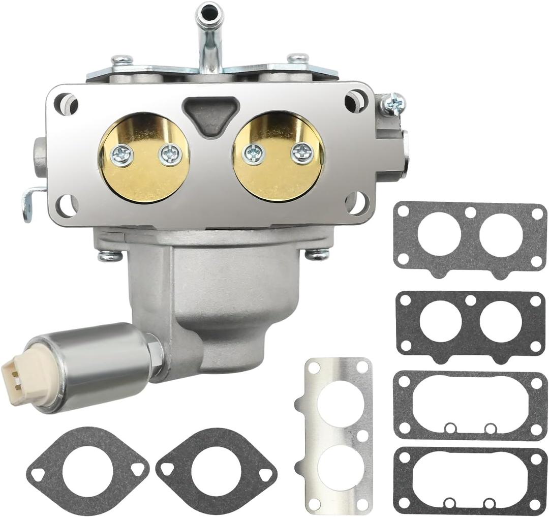 791230 799230 Carburetor Carb Kit, Replacement for B S 407777 405777 Craftsman DYS4500 GT5000 Husqvarna YTH2348 YTH23v48 YTH2448 YTH24v48 Replaces John Deere MIA10632 499804 699709