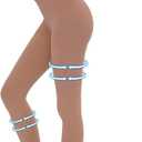 Plus Size 4XL Compression Pantyhose for Women Men, 15-20 mmHg Graduated Compression Tights, Opaque Toeless Compression Stockings Waist High Support Tights for Swelling, DVT,Pregnant, Teacher, Doctor