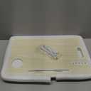 Laptop Bed Table, Laptop Desk for Bed, Foldable Laptop Bed Desk with USB Charge Port, Handle, Desktop Card Slot, Cup Slot, Side Drawer, Laptop Table Portable Notebook Stand for Eating Reading Working