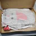 3-Piece Lighted Snowman Christmas Decorations Outdoor Yard Snow Man Family with 180 LED Lights, Snowman Yard Decorations, Christmas Yard Decorations for Outdoor Lighted Holiday Lawn Garden Porch