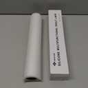 Shelf Liner Silicone Shelf Liners for Kitchen Cabinets Non-Adhesive Non-Slip Waterproof Cabinet Liner Drawer Liner Refrigerator Liners Durable & Reusable (12 Inch x 10 FT, Translucent-White)