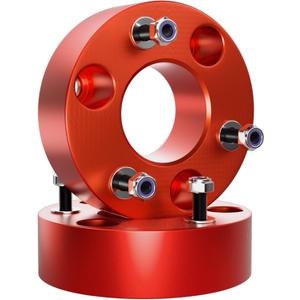 EVIL ENERGY 3" Front Leveling Kits Compatible with Chevy Silverado 1500 2WD/4WD 2007-2024, GMC Sierra 1500 2WD/4WD 2007-2024, 3 inch Front Suspension Forged Strut Spacers Lift Kits Red