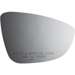 Burco 5385 Convex Passenger Side Power Replacement Mirror Glass (Mount Not Included) Compatible with 09-16 Volkswagen CC 2009-2016 Volkswagen Eos 12-15 Volkswagen Jetta 13-16 Volkswagen Passat