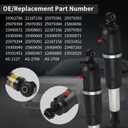 2PCS Rear Air Shock Absorber Suspension Compatible with 2002-2014 Cadillac Escalade ESV EXT Chevy Avalanche Suburban Tahoe GMC Yukon XL 1500, 25979391 19302786,23487280