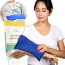 My Heating Pad for Pain Relief - Moist Microwavable Heating Pad for Joints and Muscles Relief - Microwave Hot Pack Heat Pad for Cramps - Calming Chilled or Heated Pad Therapy - 1 Pack Blue