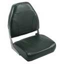 Wise Folding Boat Seat Marine Vinyl High Back green