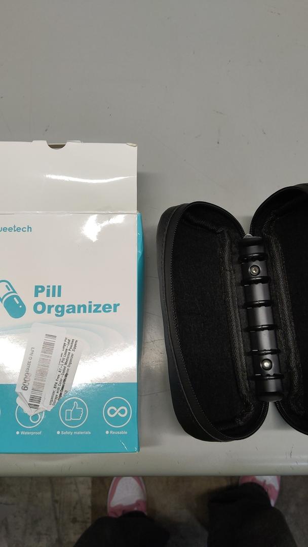 A7-L Water-Proof Pill Pouch Set, Large Pill Organizer, BPA Free, A7-L Pill Loose-Leaf Storage with Color-Coded Medicine Pouches, Reusable Travel Medicine Organizer, Zippered Pill Organizers Weekly