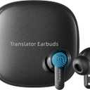 Offline AI Translator Earbuds M3 Language Translator Device Translation Earbuds Real Time Support 144 Languages No Subscription Required (with Lifetime Free Offline Translation Black)