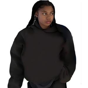 Autumn/Winter Hip Hop Hoodie for Men and Women Y2k Hoodie Matching Hoodies for Couples (Black, S)