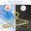 Hangers 20 Pack Gold Clothes Hangers for Closet Ultra Slim Metal Hangars Space Saving Coat Hanger, Heavy Duty Stainless Steel Suit Hanger for Adult Kids Golden Decor Home Essentials