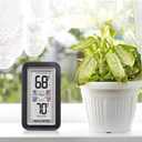 AcuRite 02043 Digital Thermometer with Indoor/Outdoor Temperature,Black