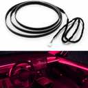 RGB Acrylic Interior Car LED Strip Light 43-inch, which fit for RGB Main Controller Connects and sub-Controller kit (not Including)