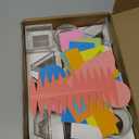 Faccito 12 Pcs Geometric Solids 3D Shapes & 2D Folding Nets Folding Geometric Shapes Early Math Multicolored Blocks Manipulatives and Geometry Set for Classroom Homeschool Math Teacher Supplies