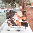 Jeep PowerGlyde Plus Stroller by Delta Children Lightweight Travel Stroller with Smoothest Ride, Aluminum Frame, 4-Position Recline, Extra Large Storage Basket, Black
