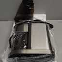 Aromaster Burr Coffee Grinder with 48 Gind Settings, Conical Coffee Bean Grinder for Home Use,Stainless Steel,40 Seconds Adjustable Timer,Anti-static,Easy to Clean with Brush (Lunar Silver)