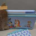 Delta Children - Bluey Design & Store 6 Bin Toy Storage Organizer - Greenguard Gold Certified, Blue