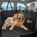Waterproof Hard Bottom Back Seat Extender for Dogs XL, Truck SUV Cover