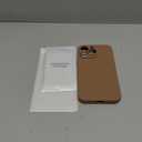 Magnetic for iPhone 13 Pro Case, Compatible with MagSafe, [Full Camera Protection][Screen Protector] Silicone Shockproof Protective Phone Case for iPhone 13 Pro 6.1", Brown