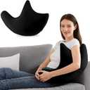 HARBOREST Shoulder Surgery Pillow - Shoulder Pillow for Shoulder Pain, Rotator Cuff Pillow for Sitting, Relief Pillow (Black)