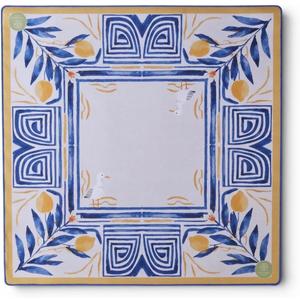 American Mahjong Mat 31.5" x 31.5" Table Mat, Canvas Bag, Amalfi Mediterranean Design