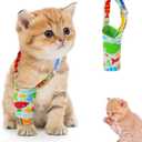 Cat Recovery Sleeve Single Front Leg Sleeve No Lick Sleeve Cat Overgrooming Sleeve with Shoulder Strap Alternative Cone Collar for Cats Front Leg Protector Suffers from Anxiety