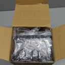 Veken Shower Caddy 6-Pack, Advanced Rustproof Design, No Drilling Adhesive Shelves, Rack with Soap Holder, Large Capacity Bathroom Organizers and Storage, Wall-Mounted Kitchen & Home Decor (Black)