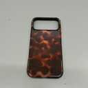 Jusy Compatible with MagSafe Brown Tortoise Shell Print Case for iPhone 17 Pro Max, Amber Trendy Luxury Magnetic Soft TPU and Hard PC Protective Phone Cover for Women Girls - Tortoise Shell