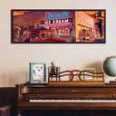 upsimples 13.5x40 Picture Frame, Display Pictures 10x30 with Mat or 13.5 x 40 Without, Wall Hanging Panoramic Frames, Black, 1 Pack