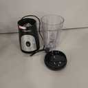 Mueller Smoothie Blender for Smoothies - Personal Blender for Shakes, Frozen Drinks, Baby Food & More, 15oz Travel Cup and Lid, Durable Stainless Steel Blades for Powerful Blending Performance, Black