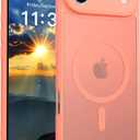 for iPhone 17 Air Case - Military Grade Shockproof Cover with MagSafe Compatibility & Full Camera Protection,Orange