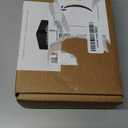 Amazon Basics Contemporary Round Deadbolt Door Key Lock, Easy Installation, Single Cylinder, Matte Black, 1-Pack