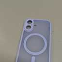 TOCOL for 17 Case, Full Camera Protection, Built-in Magnetic Ring, Compatible with Magsafe Charger, Drop Protection, Translucent Matte Phone Case for 17 6.3 inch (Dark Blue)