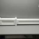 Mayne Dover Single Arm Mail Post - White - 25.5in x 8in x 56.5in - Standard Post, Arm & Hardware Kit Included (5810-W)