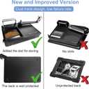 Cigarette Rolling Machine, with Storage Groove, Manual Dual-Track Upgrade Cigarette Machines, Suitable for 8.0 MM Diameter Size Cigarettes (80-100MM Lengths),Black