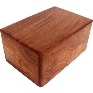 Wooden Urn Box - Urn for Human Ashes Funeral Cremation Urn(Large 8.5" x 6.5" x 4.5" 170 cu. in)