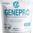 GENEPRO GEN. 3 Unflavored Protein Powder - New Formula - Lactose-Free, Gluten-Free, & Non-GMO Whey Isolate Supplement Shake (3rd Generation, 30 Servings)