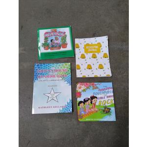 Kids Books and Coloring Set of 4