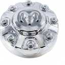 Fanchants 8.5 inches Hub Caps 1 pc Compatible with 2019-2024 Dodge Ram 2500 3500 SRW Pickup, Wheel Center Caps, Center Caps for Rims, 6PG02TRMAB/C, 86636893/5AA, 6PG02SZ0AB/C (Chrome)