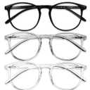 IBOANN Iconic Blue Light Glasses for Woman - Computer Glasses up to 99% Blue Light Blocking - Anti Eyestrain & UV Glare